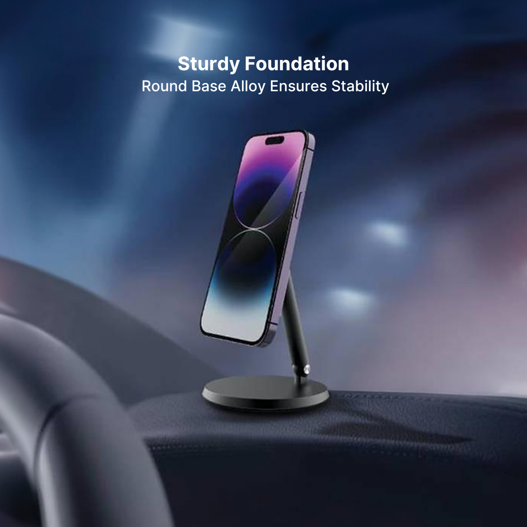 FlexiGrip Portable Magnetic Phone Holder - Adjustable & Foldable