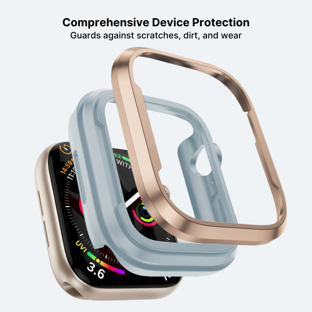 Fancy Scratch Scratch Protective Metal Case for Apple Watch – BlueBolt Chargers