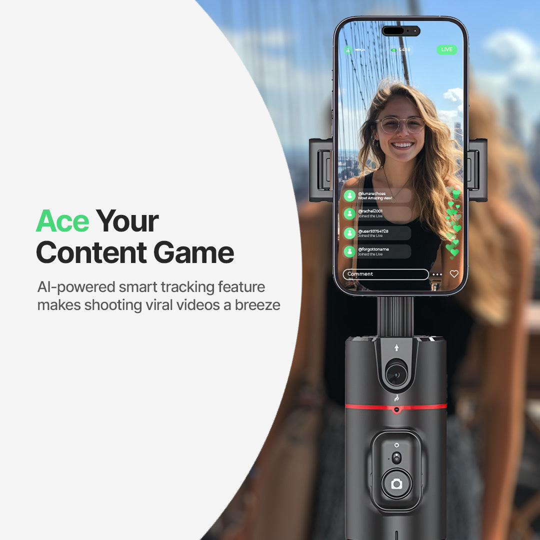 Focus Tracking Device AutoFocus 360 Smart Tracking Camera Stick