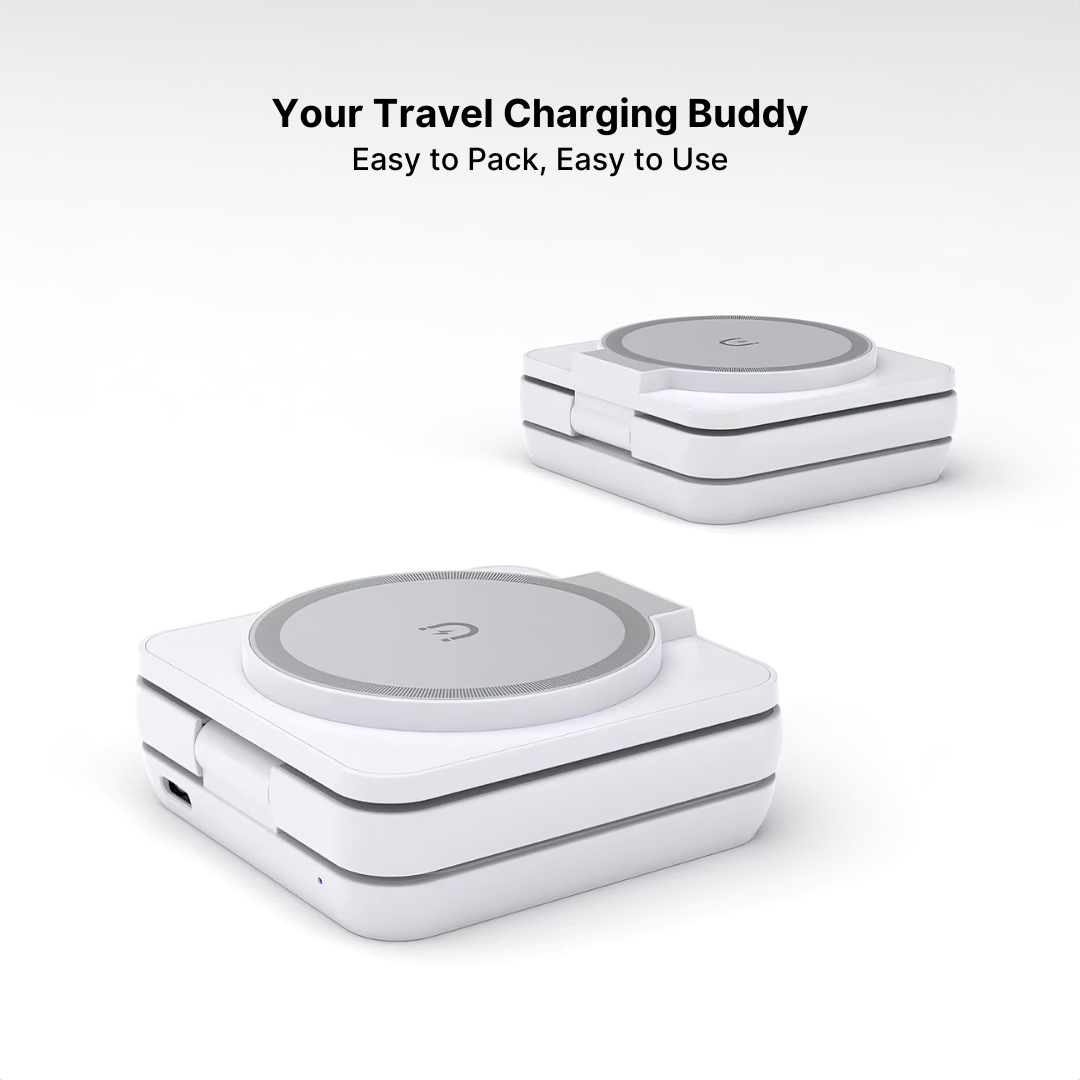 Trio 3-in-1 Foldable Wireless Charging Station