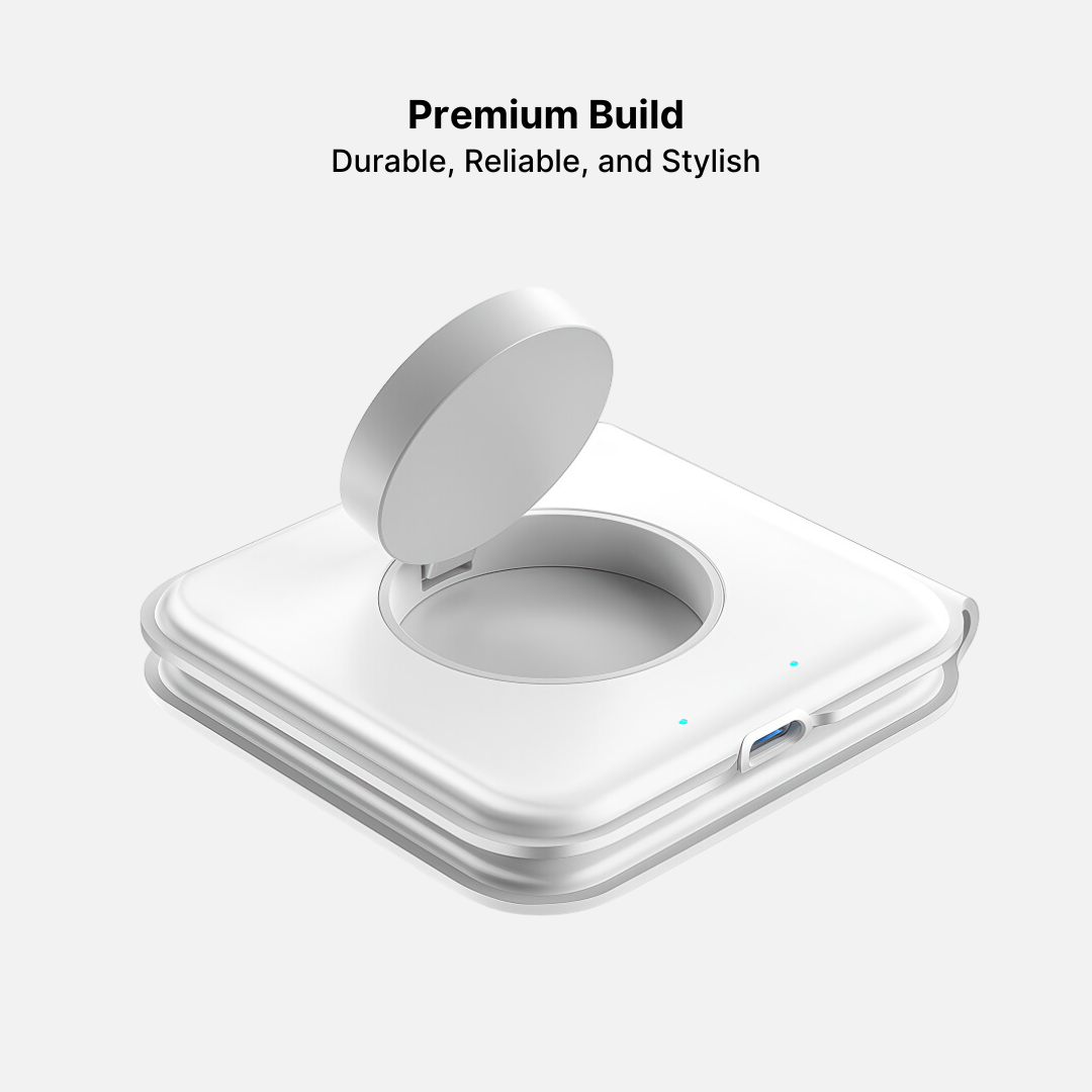 MagFold 2-in-1 Foldable Dual Wireless Charging Pad