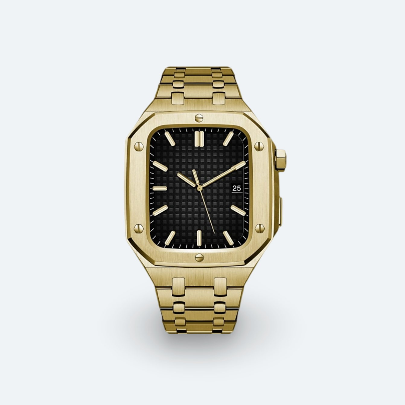 Stainless Steel Apple Watch Case and Strap