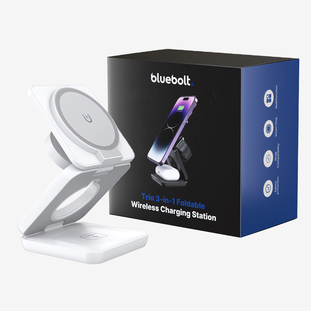 Trio 3-in-1 Foldable Wireless Charging Station