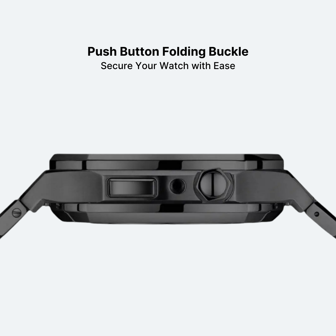 Stainless Steel Apple Watch Case and Strap