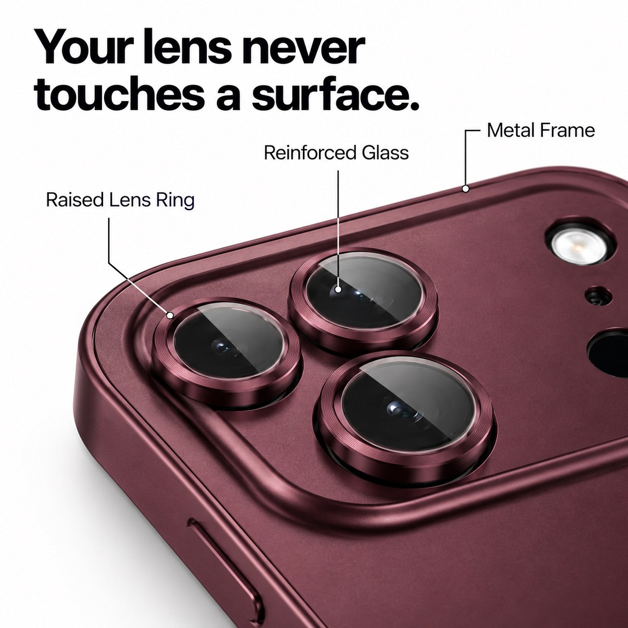 iPhone Metal Case with Camera Guard