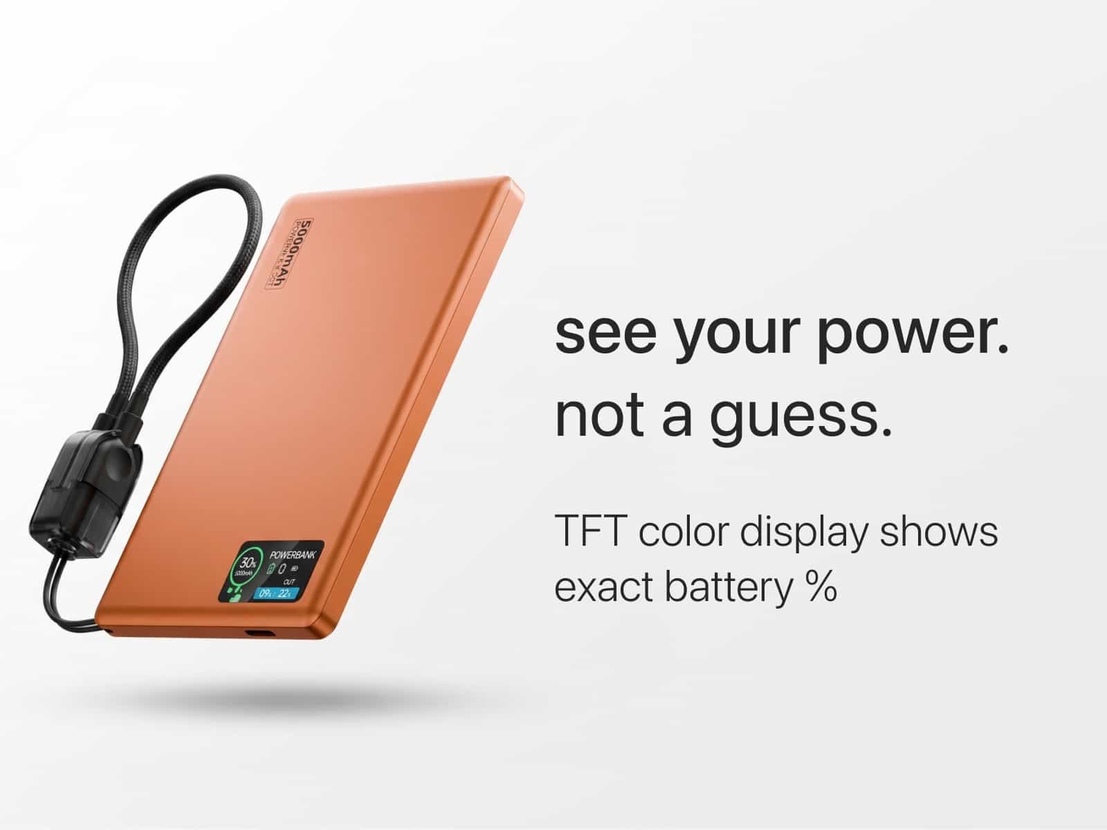 22.5W Ultra Slim Q2 Power Bank with Display