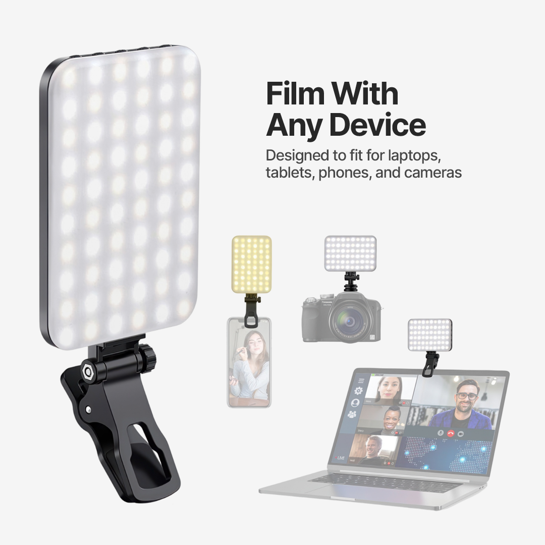 Portable Selfie Light with 7 Modes Brightness