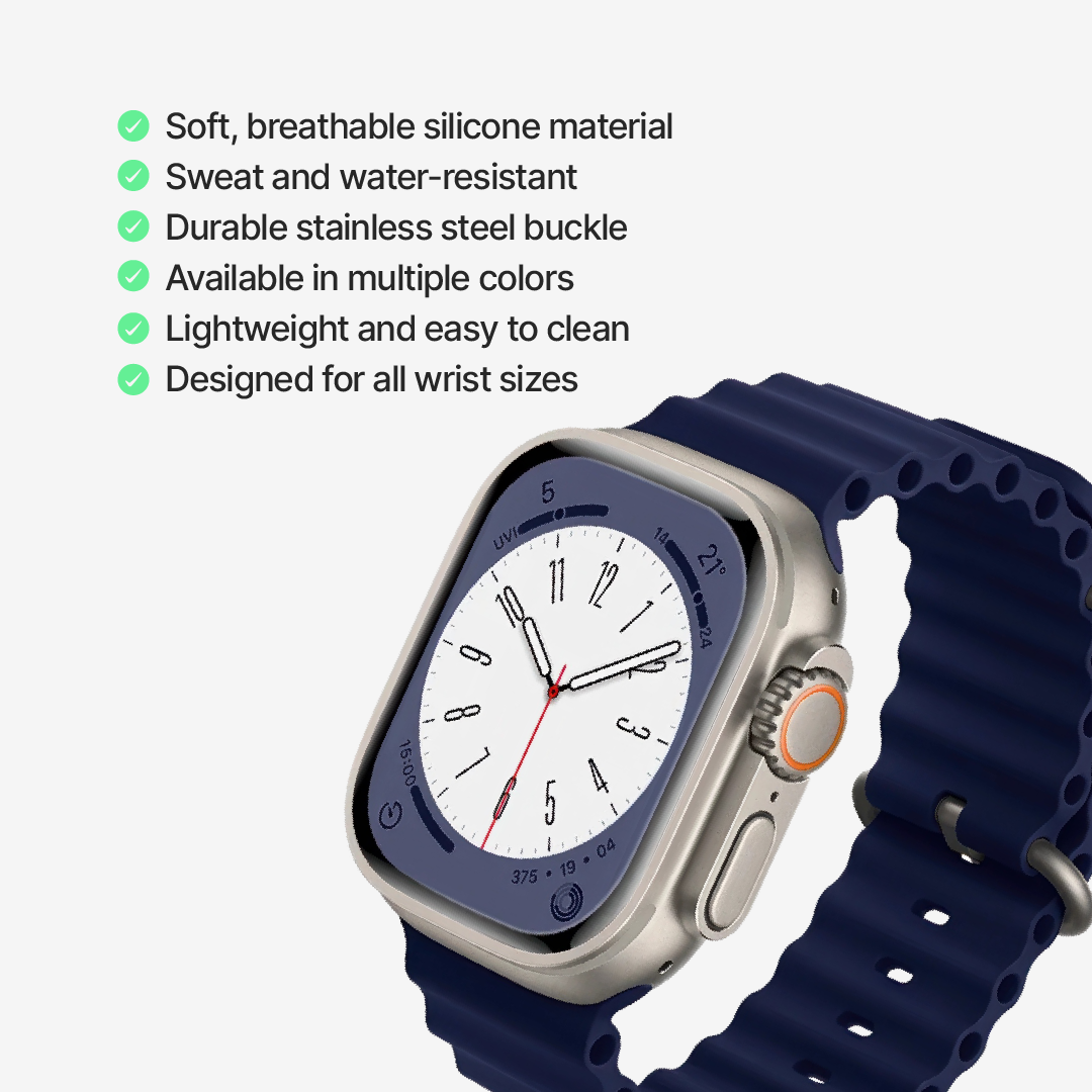 Silicone Travel Apple Watch Band