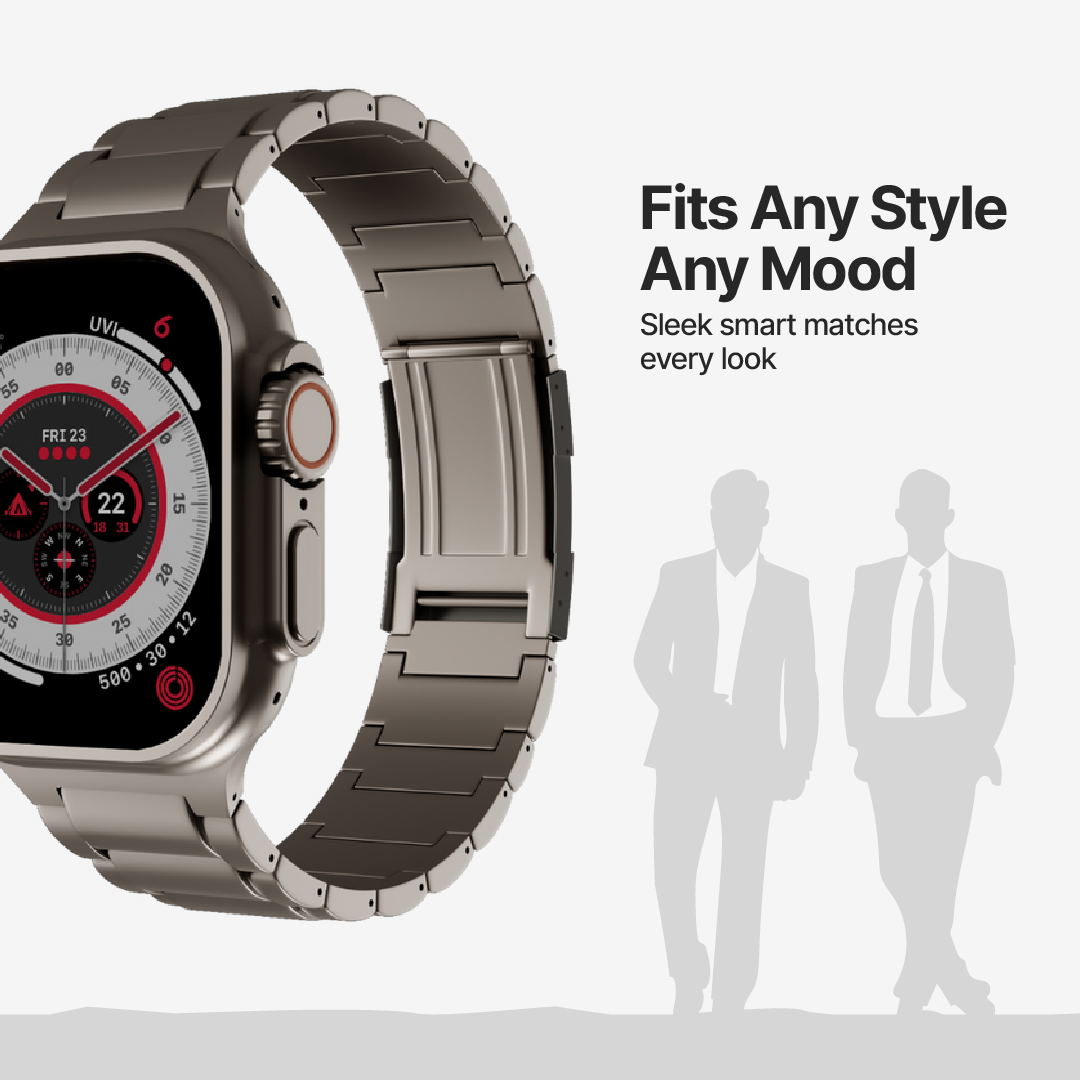 Titanium Apple Watch Band