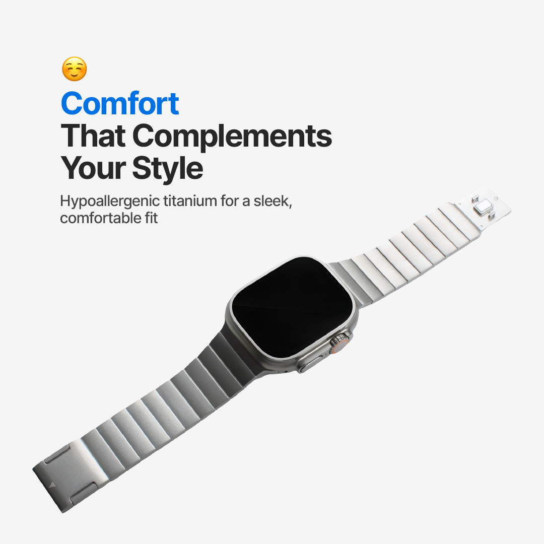 UltraSlim Titanium Pro Band for Apple Watch