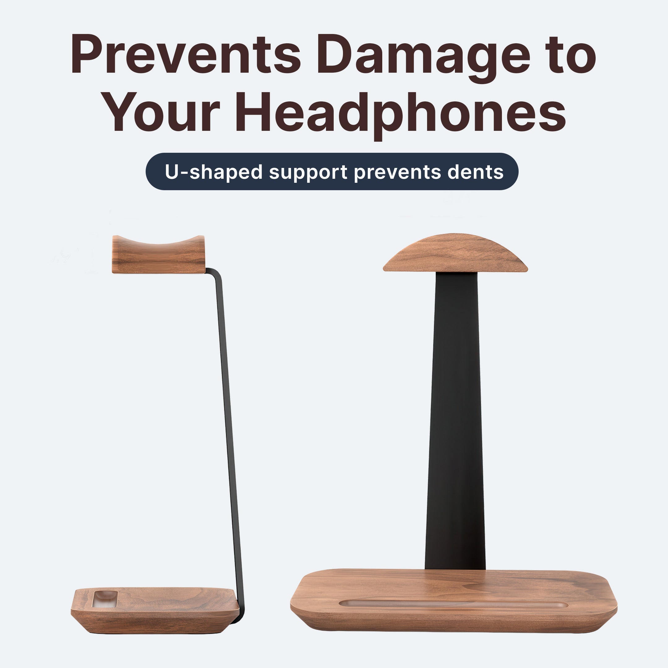 Wooden Headset Holder