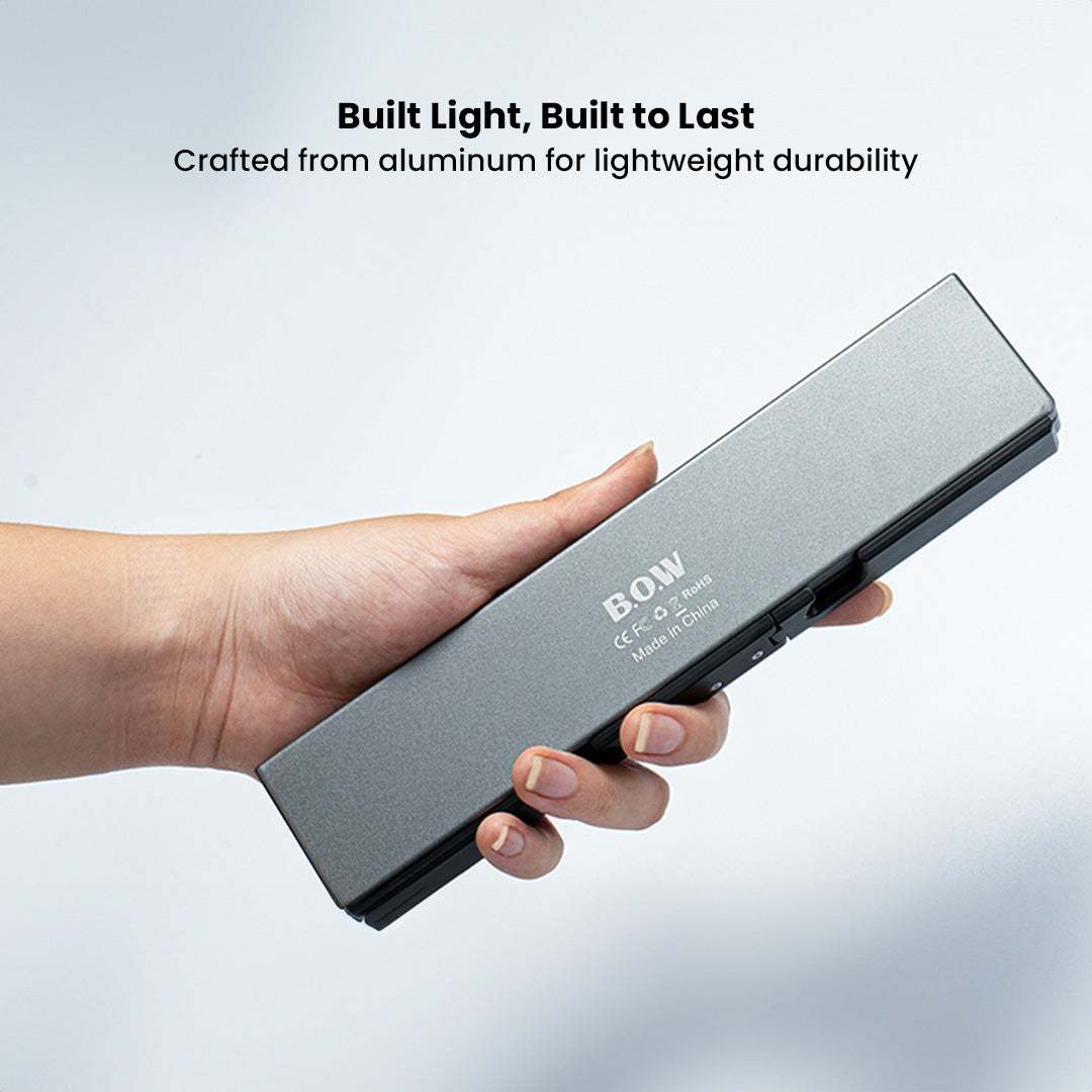 UltraFold Mini Ergonomic Wireless Keyboard with Bluetooth