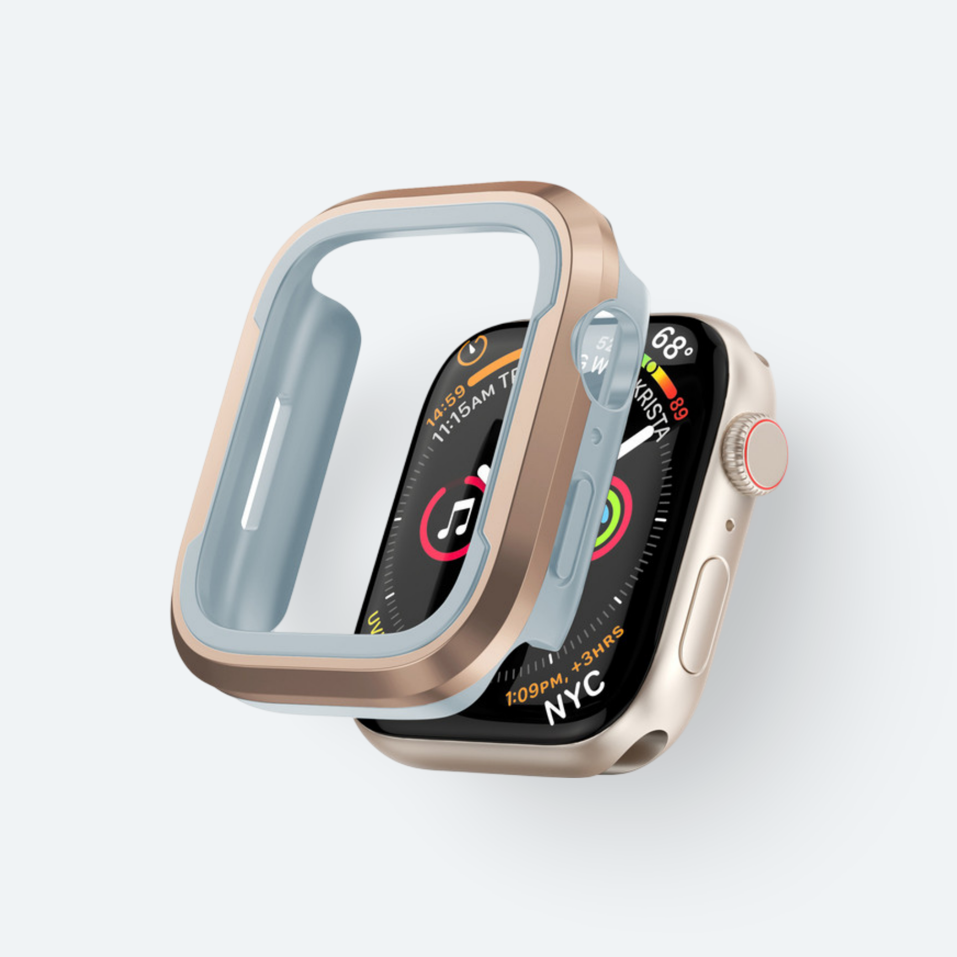 Scratch Protective Metal Case for Apple Watch